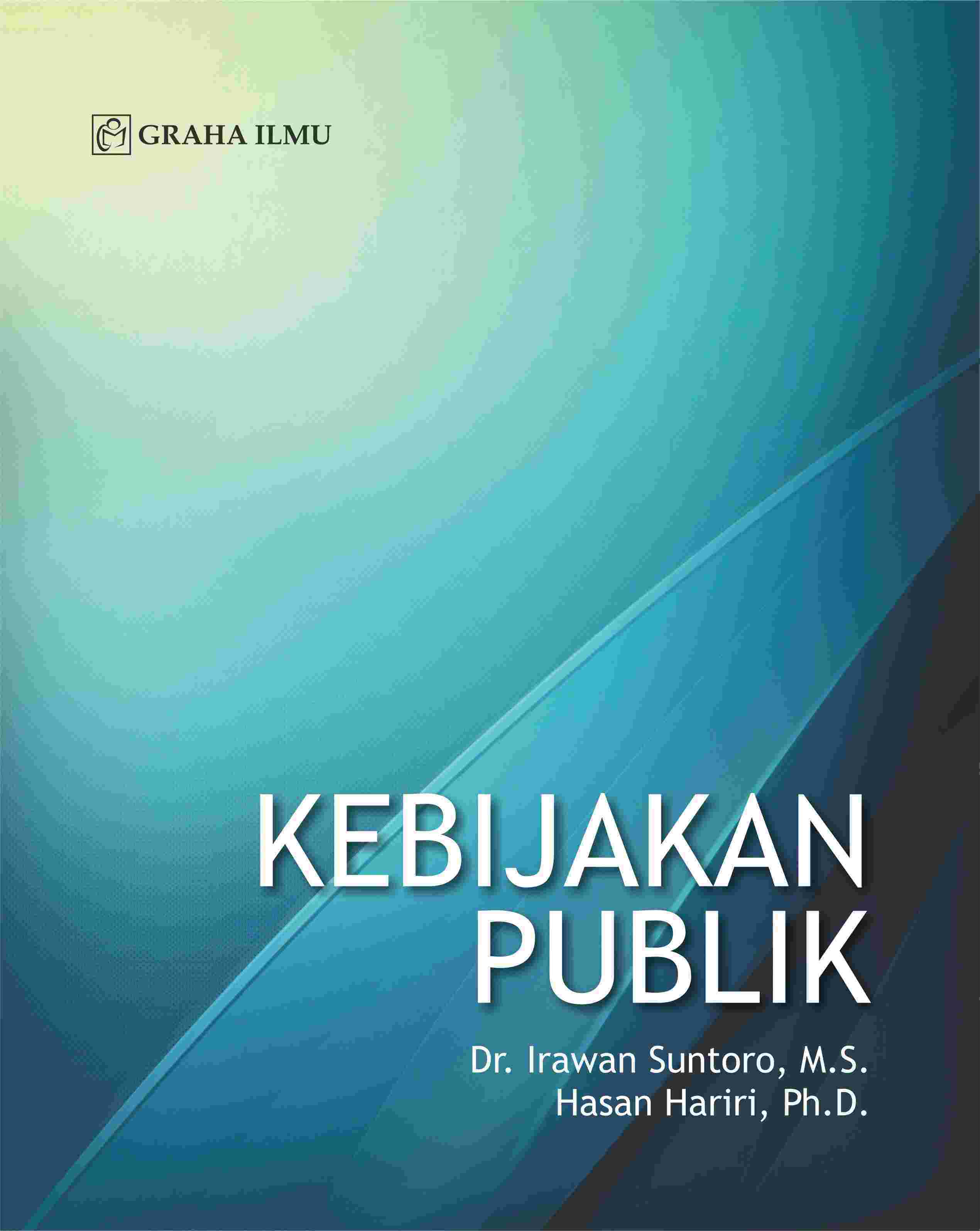 Sampul buku Kebijakan Publik