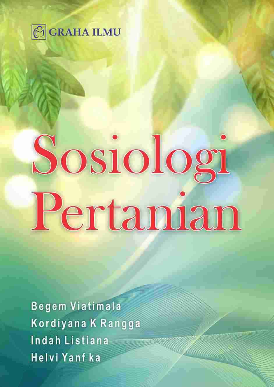 Sampul buku Sosiologi Pertanian