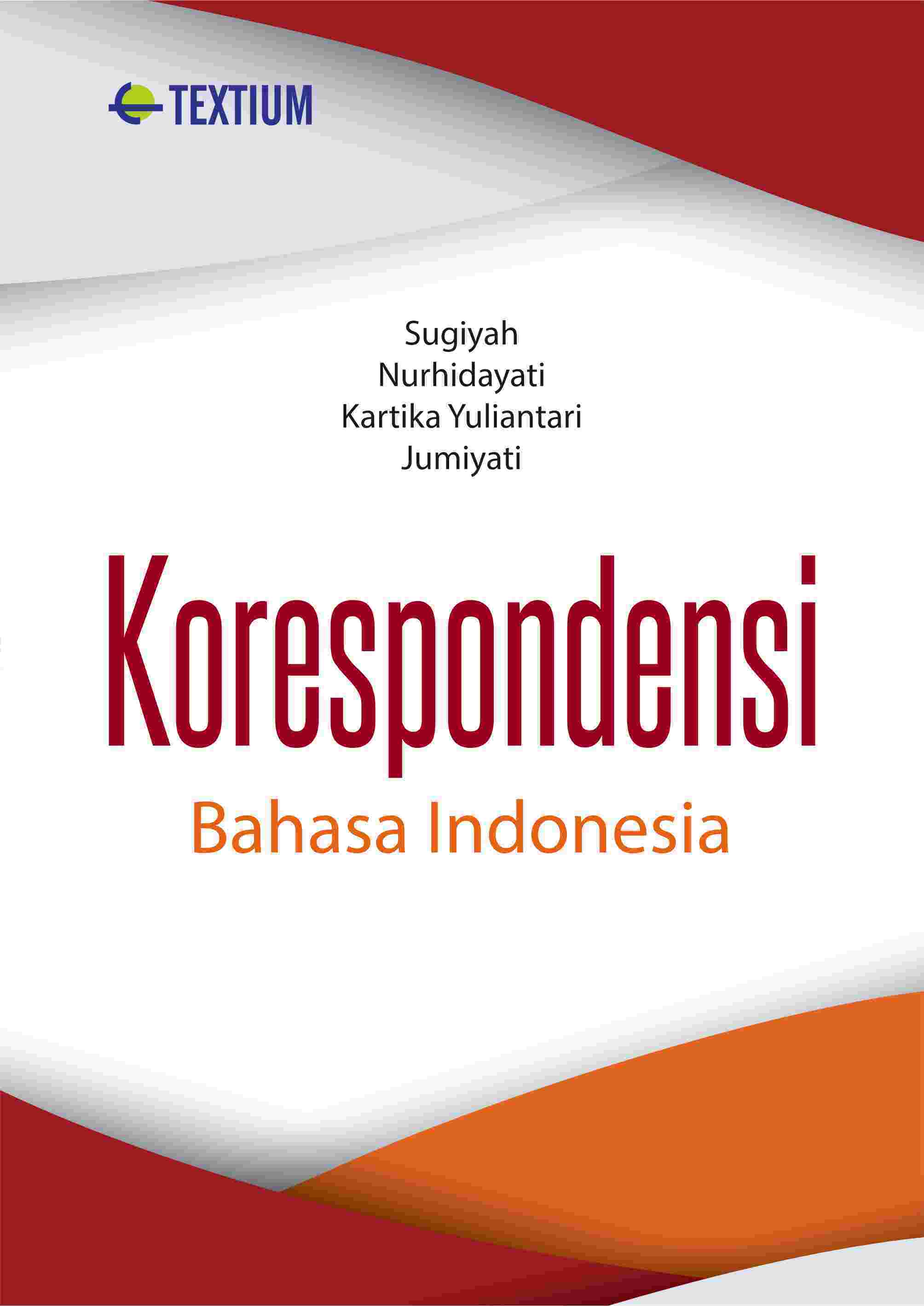 Sampul buku Korespondensi Bahasa...