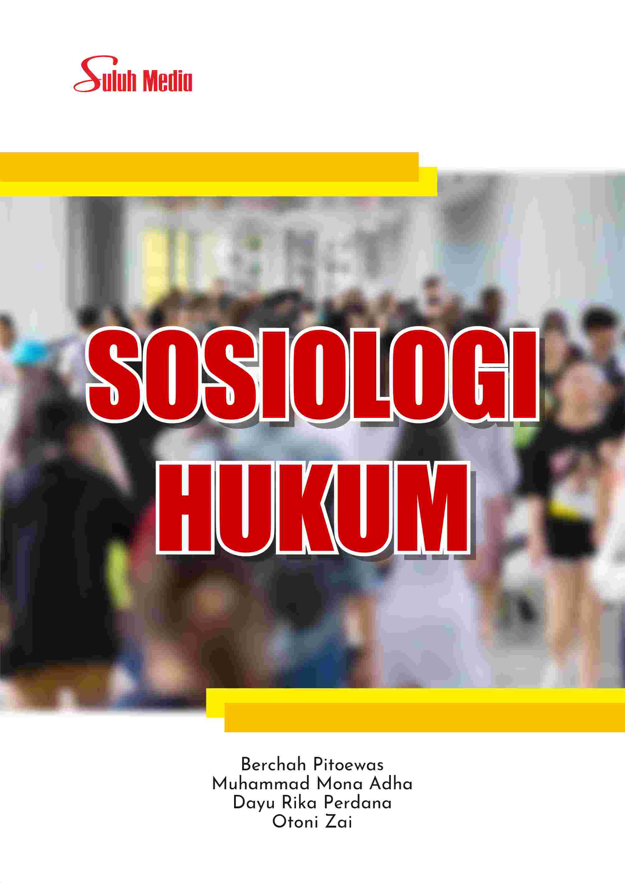Sampul buku Sosiologi Hukum